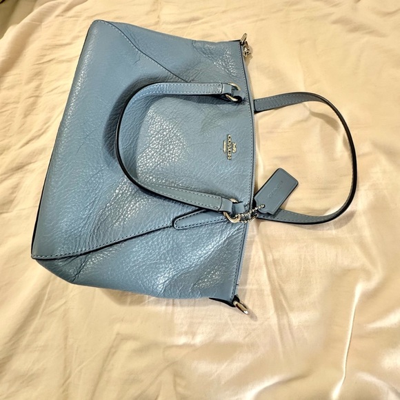 COACH Kelsey pebble leather MINI satchel bag. no strap - Picture 4 of 13